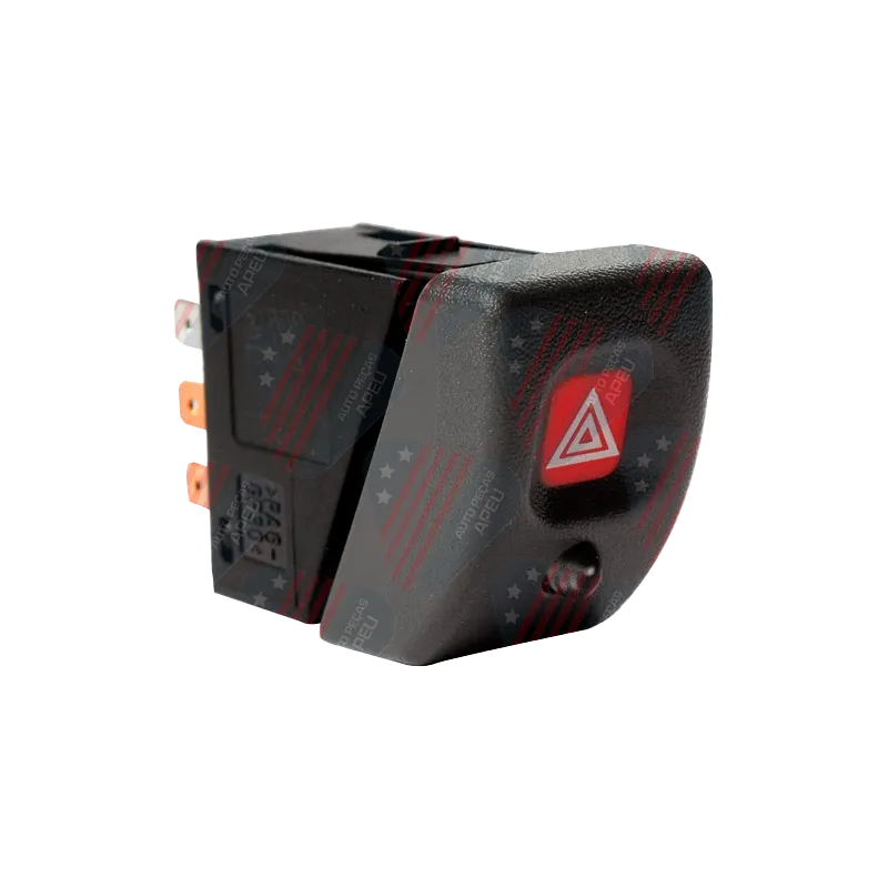 Interruptor de Emergência com Alarme - Gm, Corsa 1994 a  a  - 8 Terminais, Cinza (com Led) 12v - Im11202