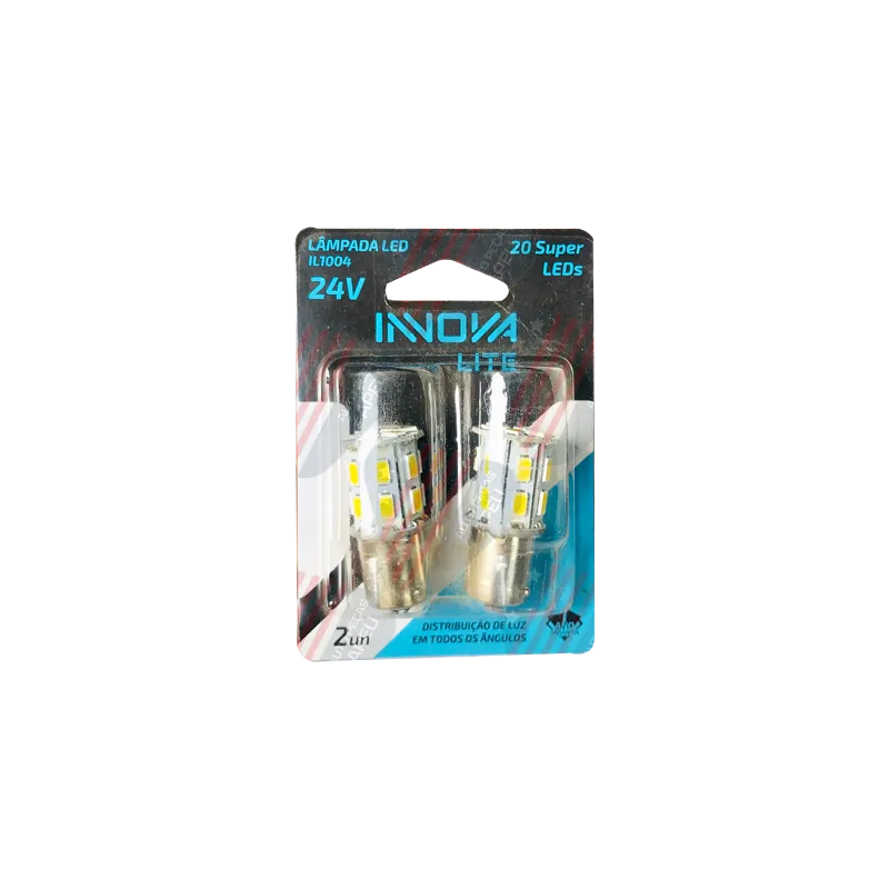 Kit de Lâmpadas Led - P21w 1 Polo, 24v - Il1004