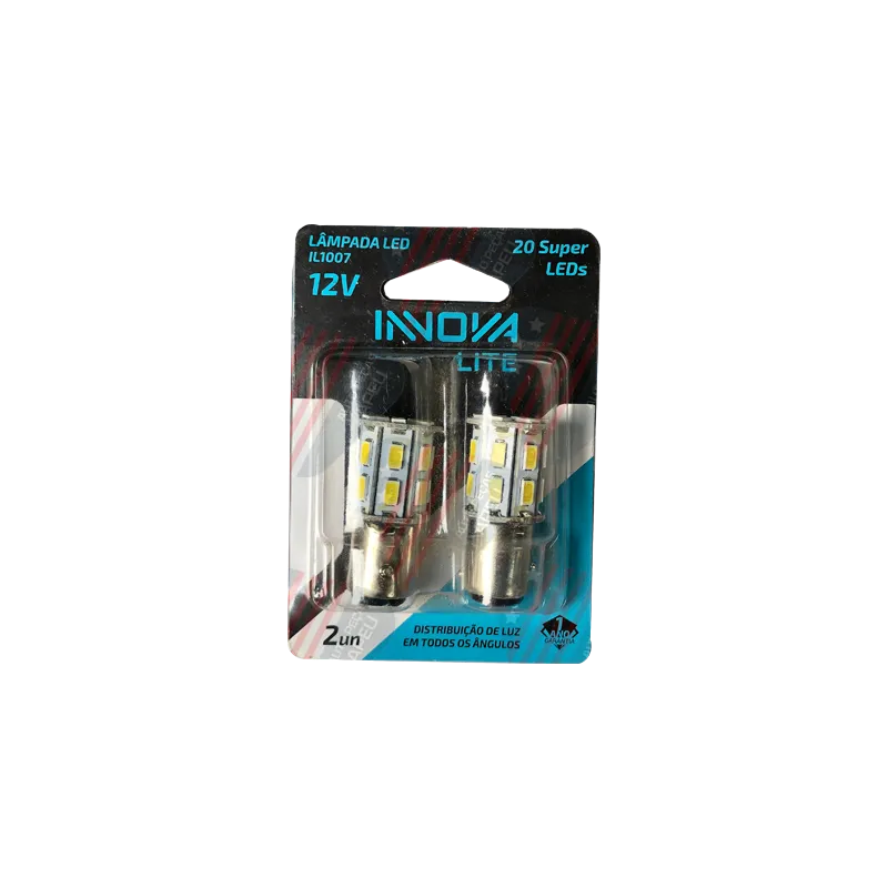 Kit Lâmpada Led - P21w/5w 2 Polos, 12v - Il1007