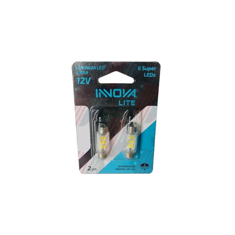 Kit Lâmpada Led - C5w Torpedo 1 Polo, 12v - Il1009