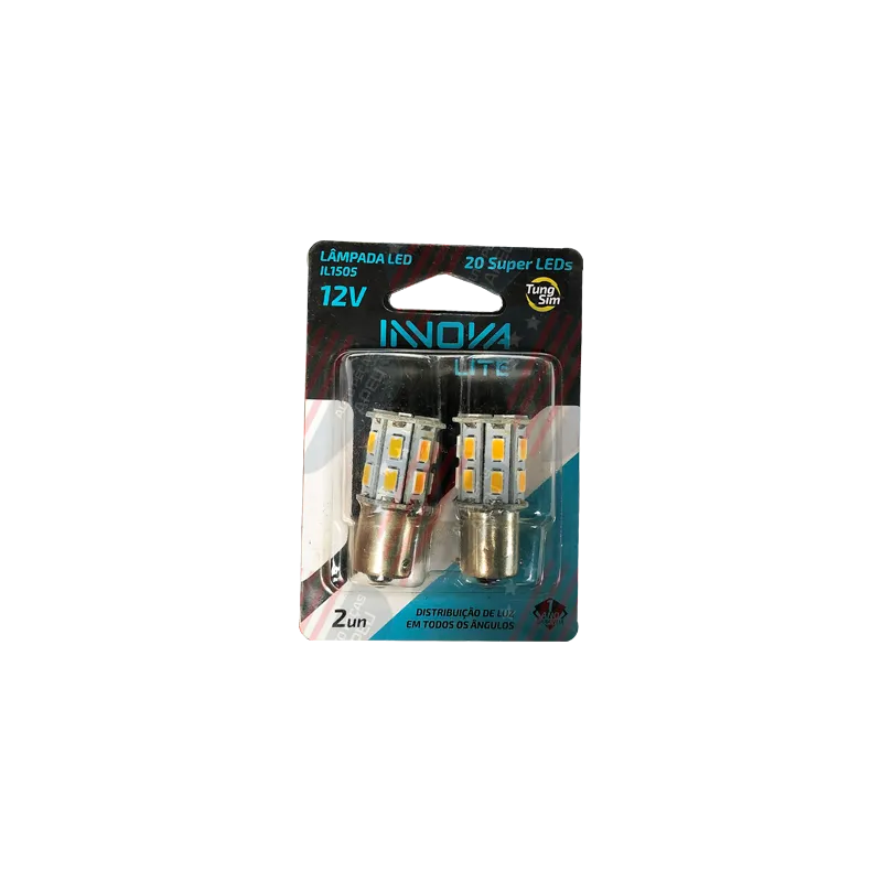 Kit Lâmpada Led - P21w 1 Polo Tungsim, 12v - Il1505