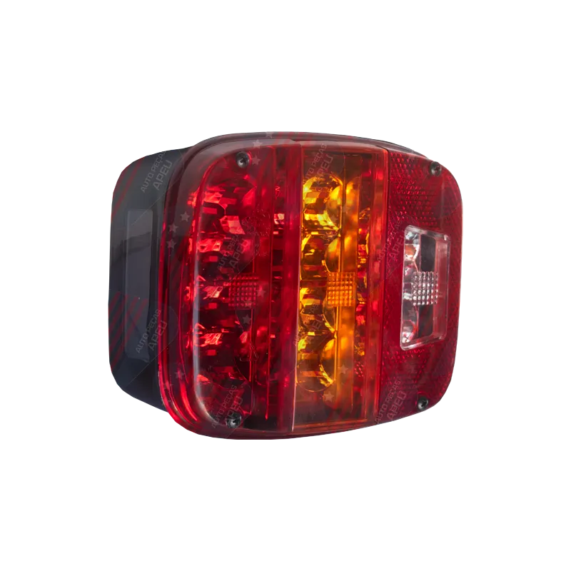 Lanterna Led Lente Lisa Traseira - Vw, Ford - sem Vigia, Tricolor, Direita - Pl04402349