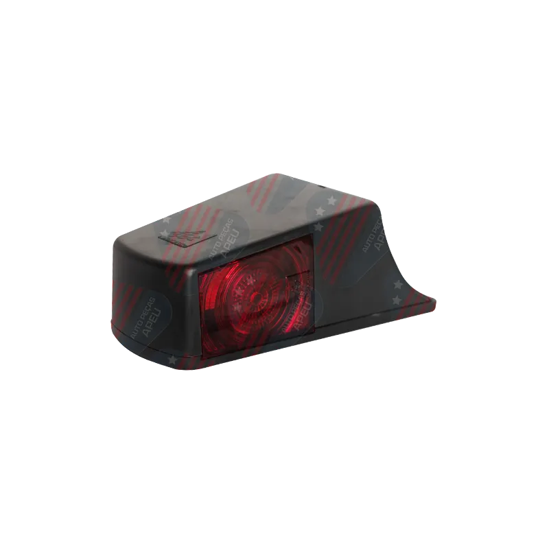 Lanterna Delimitadora - Scania - Cristal e Vermelho - Pl05400007