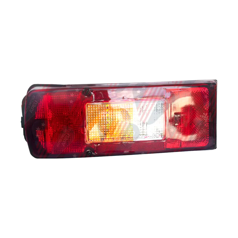 Lanterna Led Traseira - Volvo Fh - 32 Leds, Conector e Vigia, Esquerdo - Tricolor - Pl07282249