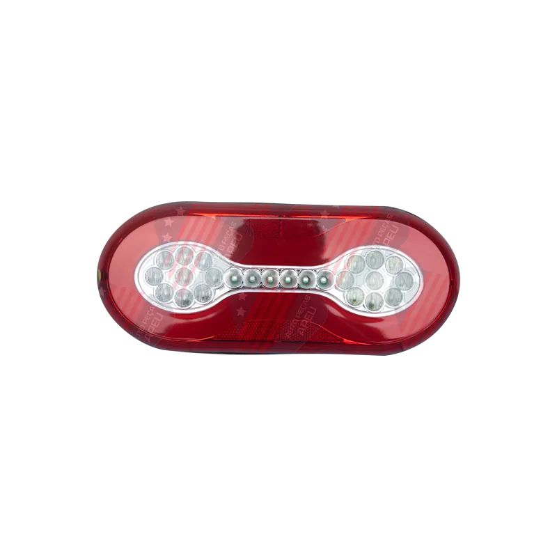 Lanterna Traseira Phantom  Led - Implementos Rodoviarios - Conector 5 Vias, 2 Conectores Auxiliares 2 Via, Bicolor, 24v - Pl08863367