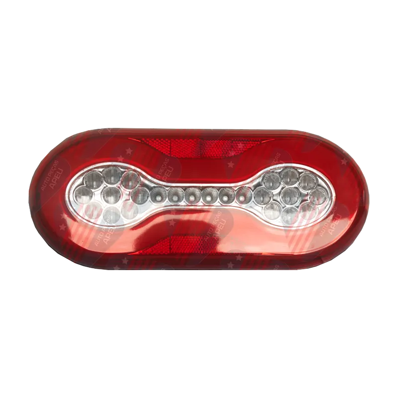 Lanterna Traseira Phantom  Led - Implementos Rodoviarios - Conector 5 Vias, 2 Conectores Auxiliares 2 Via, Bicolor, 24v - Pl08863467