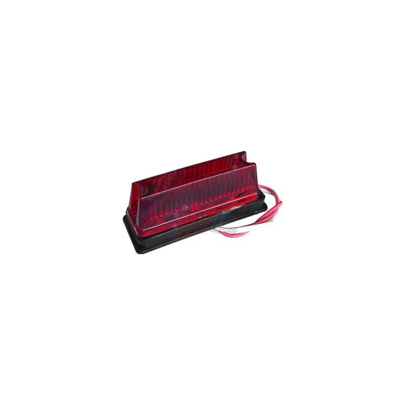 Lanterna Led Retangular - Furgao - Vermelho - Pl04520043