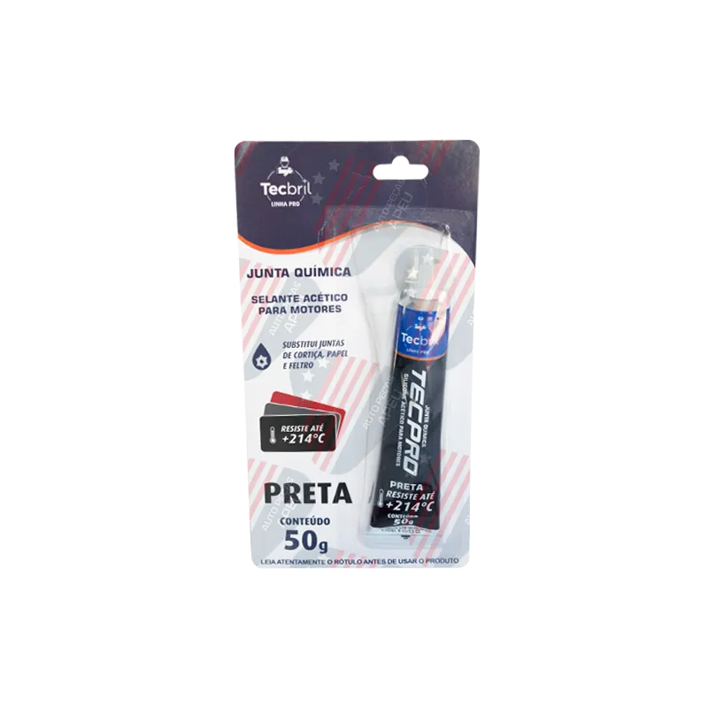Silicone para Alta Temperatura - Preto, 50g - 5920103