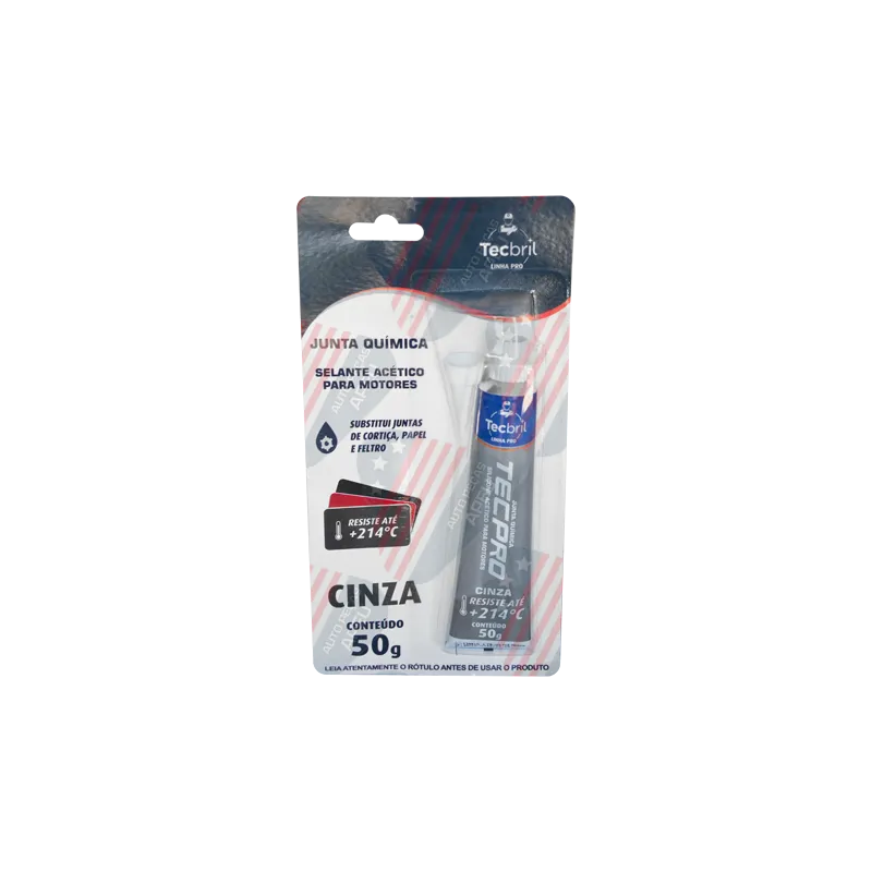 Silicone para Alta Temperatura - Cinza, 50g - 5920016