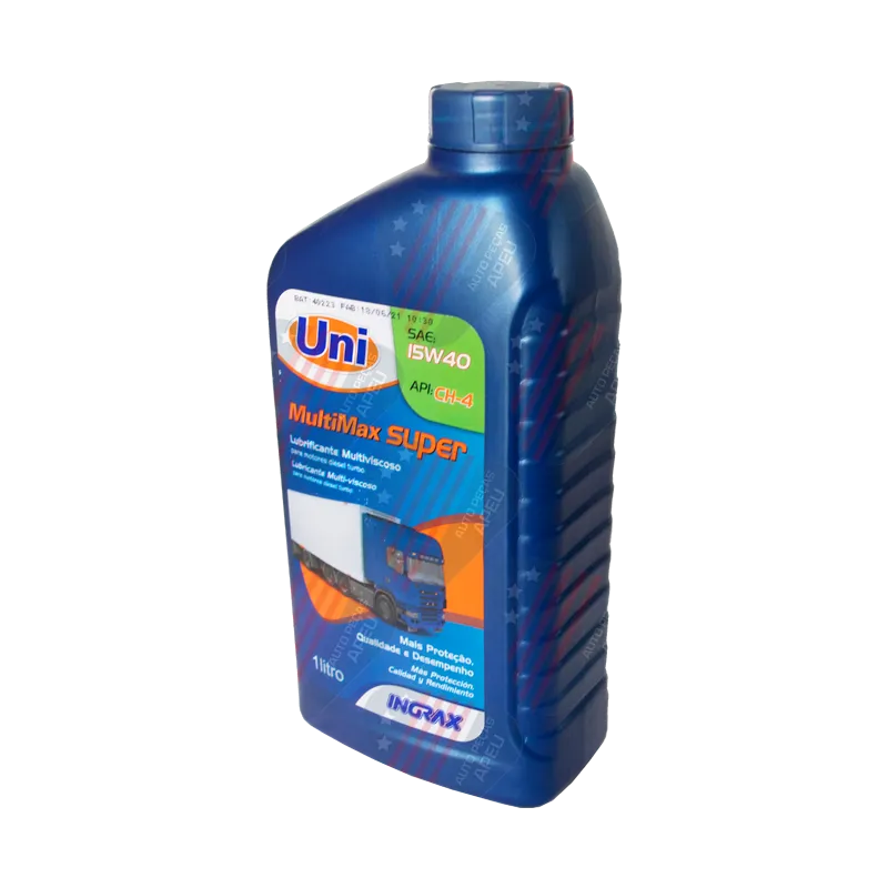 Óleo Lubrificante Ingrax Multimax - Motor Diesel - 15w40 Ch-4 1l - 10259