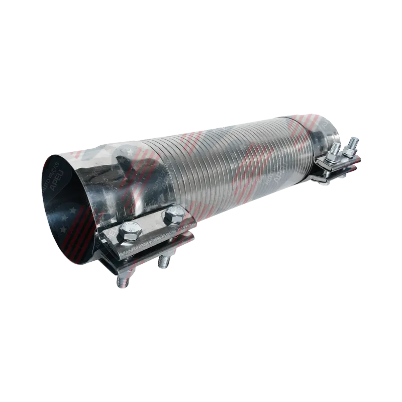 Tubo Flexível Escapamento- Mb 1620/1620e/1622 Atego 1723 - com Abraçadeira, Inox - 49-003