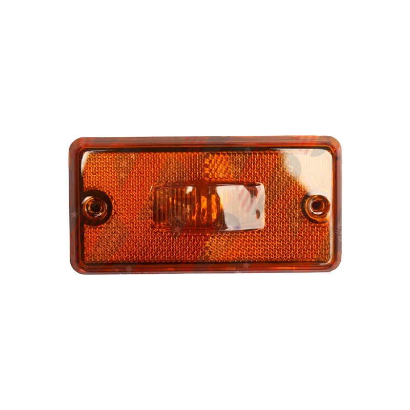 Lanterna Retangular Universal - Facchini - com Soquete, Amarelo - Pl06064101