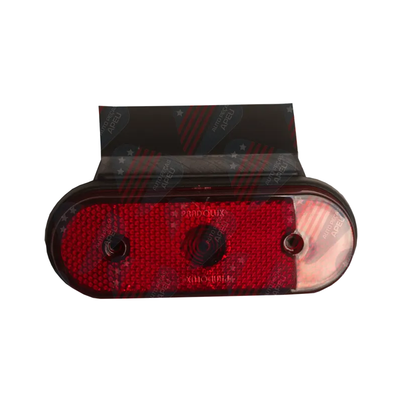 Lanterna Lateral Universal - Facchini - com Soquete, Haste, Vermelho - Pl06081903