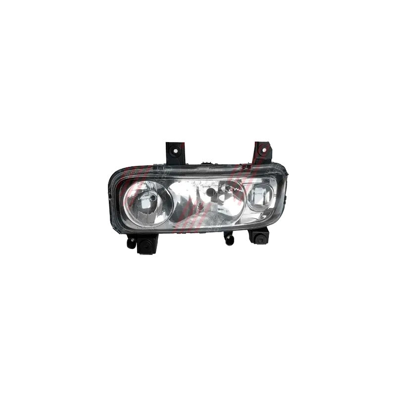 Farol sem Farolete com Lente de Vidro - Mb Atego 2010 - Lado Esquerdo - 30565